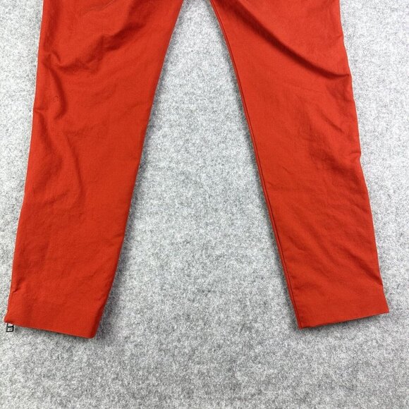 Anthropologie Cartonnier Charlie Ankle Pants Womens 4 Orange Career Boho Crop* - Picture 8 of 16